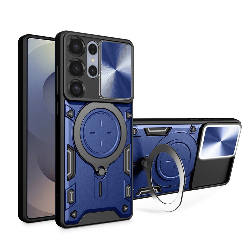 Cover til Samsung Galaxy S25 Ultra S938, Techsuit, CamGuard Pro, Blå