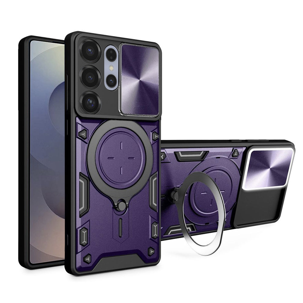Cover til Samsung Galaxy S25 Ultra S938, Techsuit, CamGuard Pro, Lilla