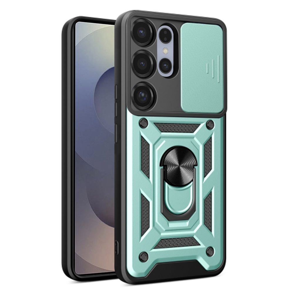 Cover til Samsung Galaxy S25 Ultra S938, Techsuit, CamShield, Grøn