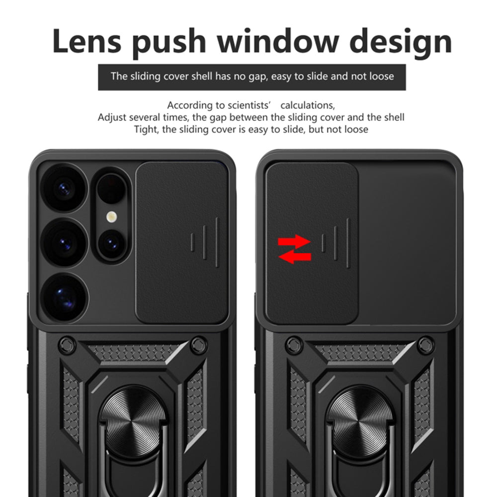Cover til Samsung Galaxy S25 Ultra S938, Techsuit, CamShield, Grøn