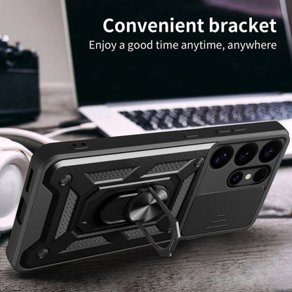 Cover til Samsung Galaxy S25 Ultra S938, Techsuit, CamShield, Grøn
