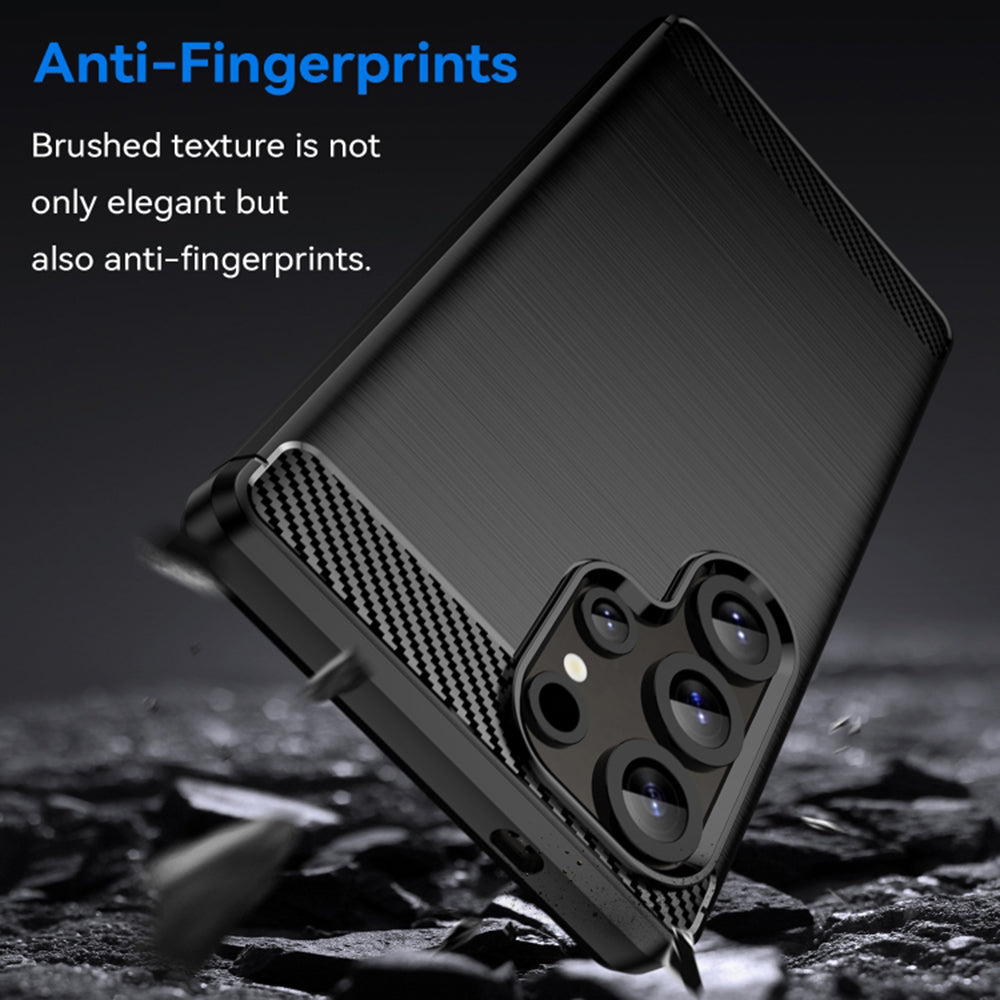 Cover til Samsung Galaxy S25 Ultra S938, Techsuit, Carbon, Blå