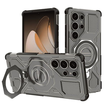 Cover til Samsung Galaxy S25 Ultra S938, Techsuit, Carbon Shield Pro, Røgfarvet