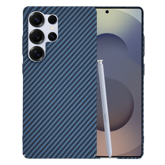 Etui til Samsung Galaxy S25 Ultra S938, Techsuit, Carbonite FiberShell, Turkis