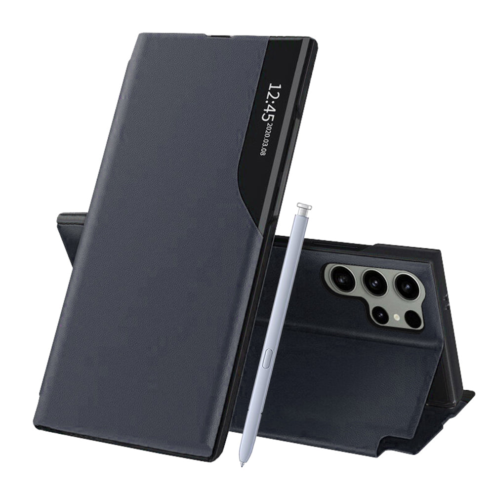 Cover til Samsung Galaxy S25 Ultra S938, Techsuit, eFold, Mørkeblå