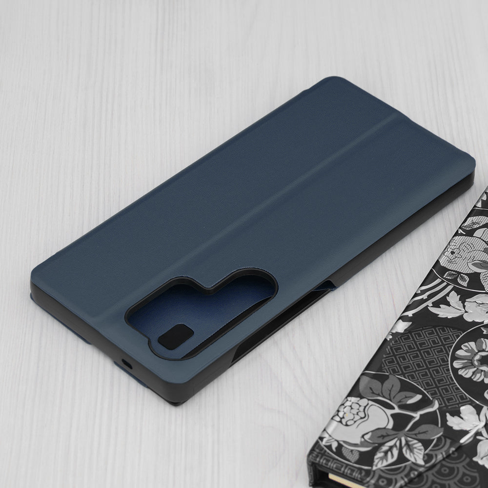 Cover til Samsung Galaxy S25 Ultra S938, Techsuit, eFold, Mørkeblå