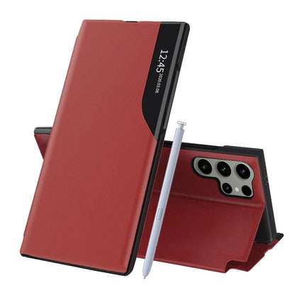 Cover til Samsung Galaxy S25 Ultra S938, Techsuit, eFold, Rød