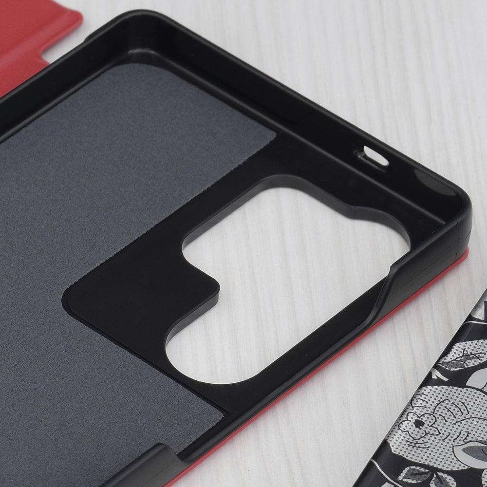 Cover til Samsung Galaxy S25 Ultra S938, Techsuit, eFold, Rød