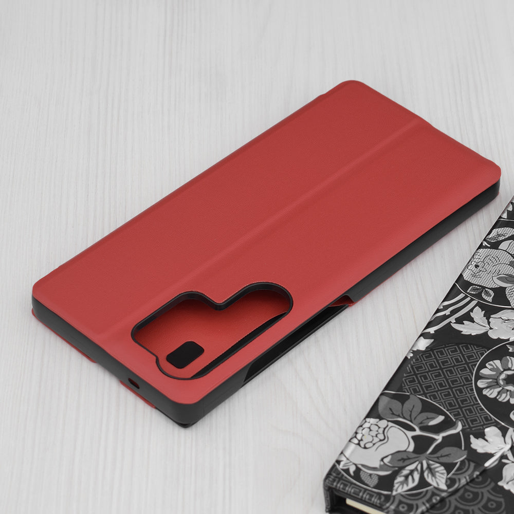 Cover til Samsung Galaxy S25 Ultra S938, Techsuit, eFold, Rød