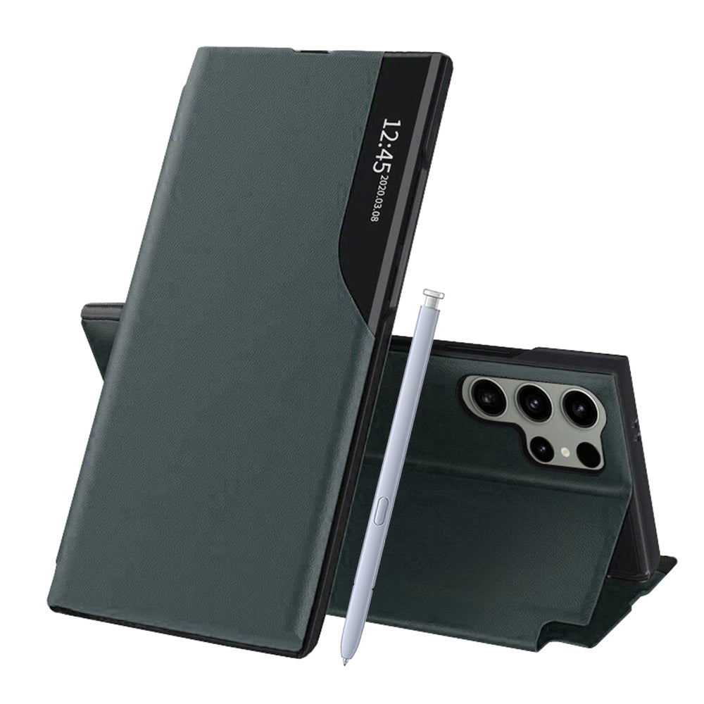 Cover til Samsung Galaxy S25 Ultra S938, Techsuit, eFold, Grøn