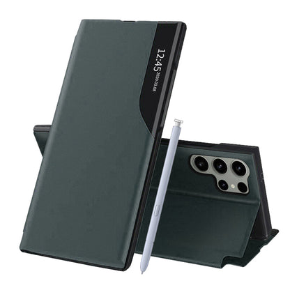 Cover til Samsung Galaxy S25 Ultra S938, Techsuit, eFold, Grøn