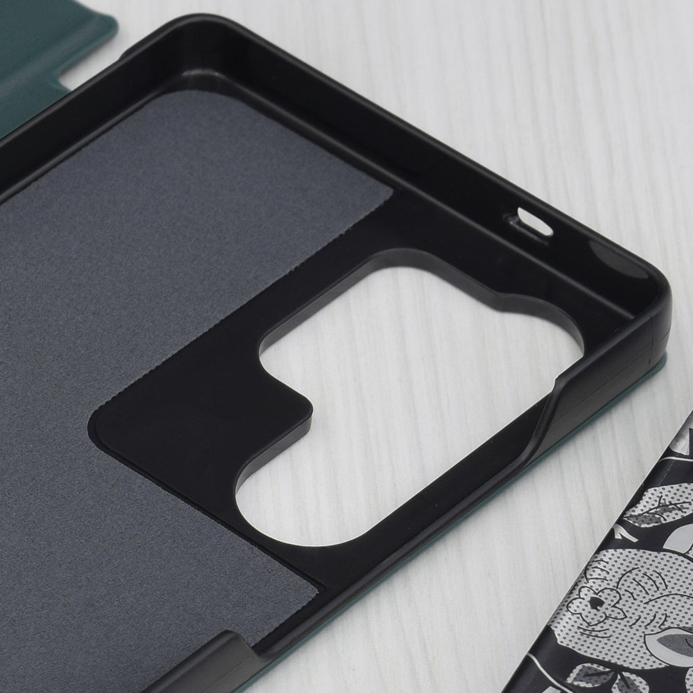 Cover til Samsung Galaxy S25 Ultra S938, Techsuit, eFold, Grøn