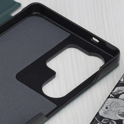 Cover til Samsung Galaxy S25 Ultra S938, Techsuit, eFold, Grøn