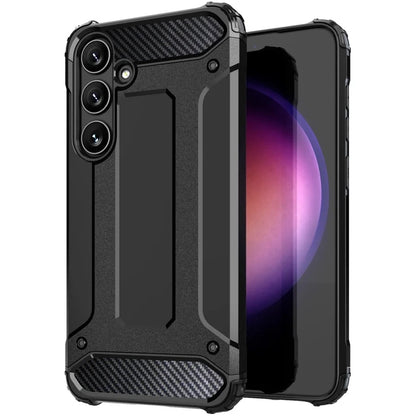 Cover til Samsung Galaxy S25 Ultra S938, Techsuit, Hybrid Armor, Sort