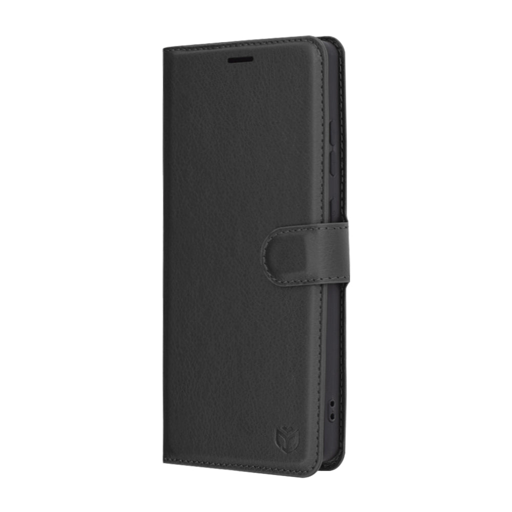 Cover til Samsung Galaxy S25 Ultra S938, Techsuit, Leather Folio, Sort