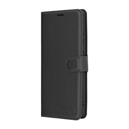 Cover til Samsung Galaxy S25 Ultra S938, Techsuit, Leather Folio, Sort