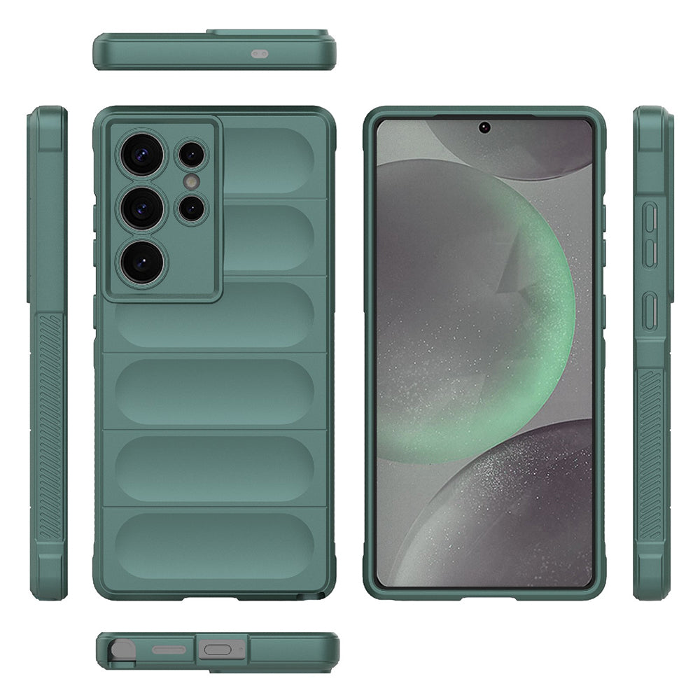 Cover til Samsung Galaxy S25 Ultra S938, Techsuit, Magic Shield, Sort