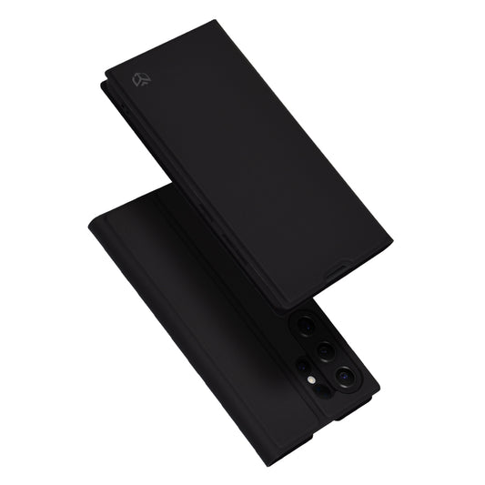 Cover til Samsung Galaxy S25 Ultra S938, Techsuit, Magskin Book, Sort