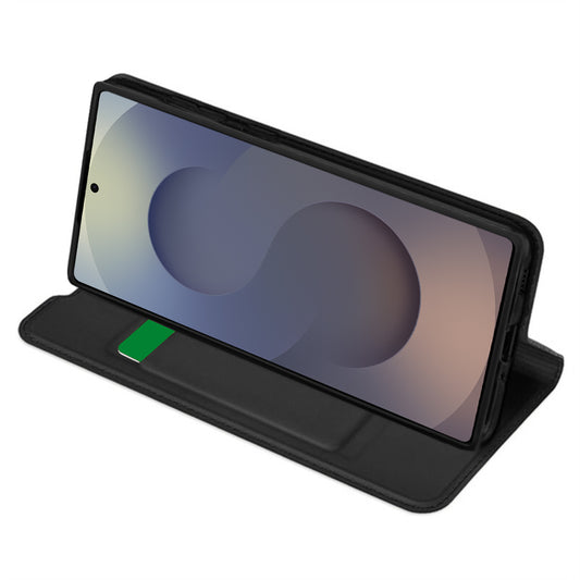 Cover til Samsung Galaxy S25 Ultra S938, Techsuit, Magskin Book, Sort