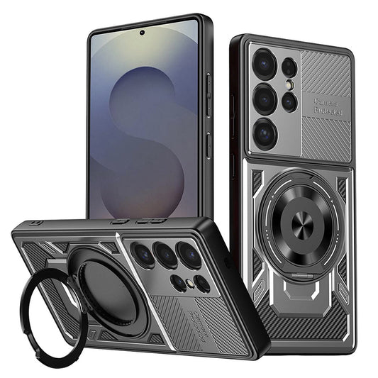 Cover til Samsung Galaxy S25 Ultra S938, Techsuit, RuggedCam, Grå