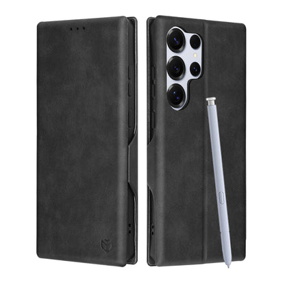 Cover til Samsung Galaxy S25 Ultra S938, Techsuit, Safe Wallet Plus, Sort