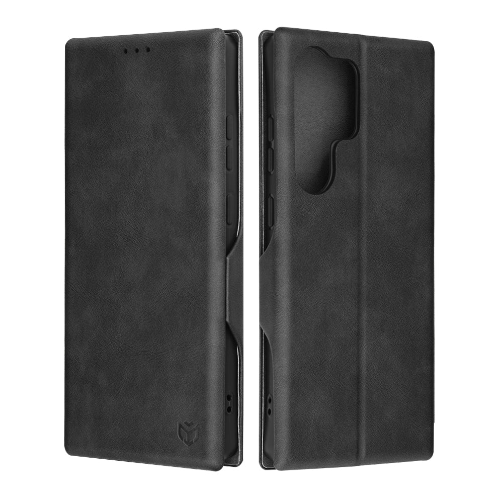 Cover til Samsung Galaxy S25 Ultra S938, Techsuit, Safe Wallet Plus, Sort