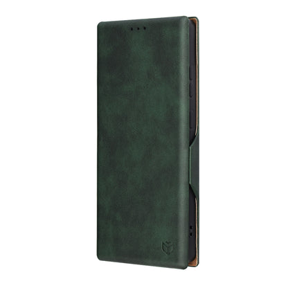 Cover til Samsung Galaxy S25 Ultra S938, Techsuit, Safe Wallet Plus, Grøn