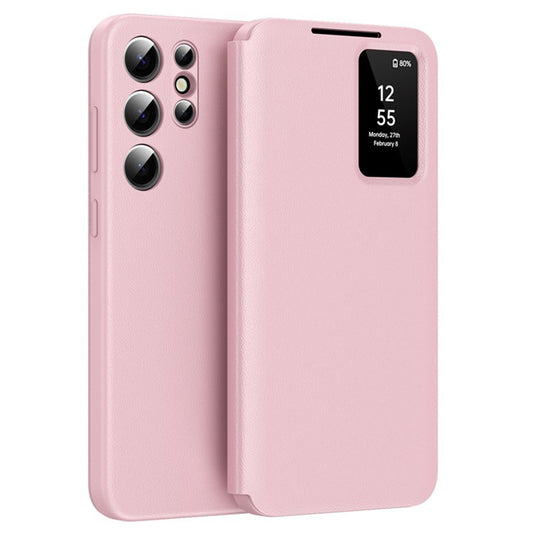 Cover til Samsung Galaxy S25 Ultra S938, Techsuit, SmartView, Pink