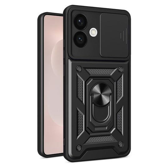 Etui til Samsung Galaxy S26 Edge, Techsuit, CamShield, Sort