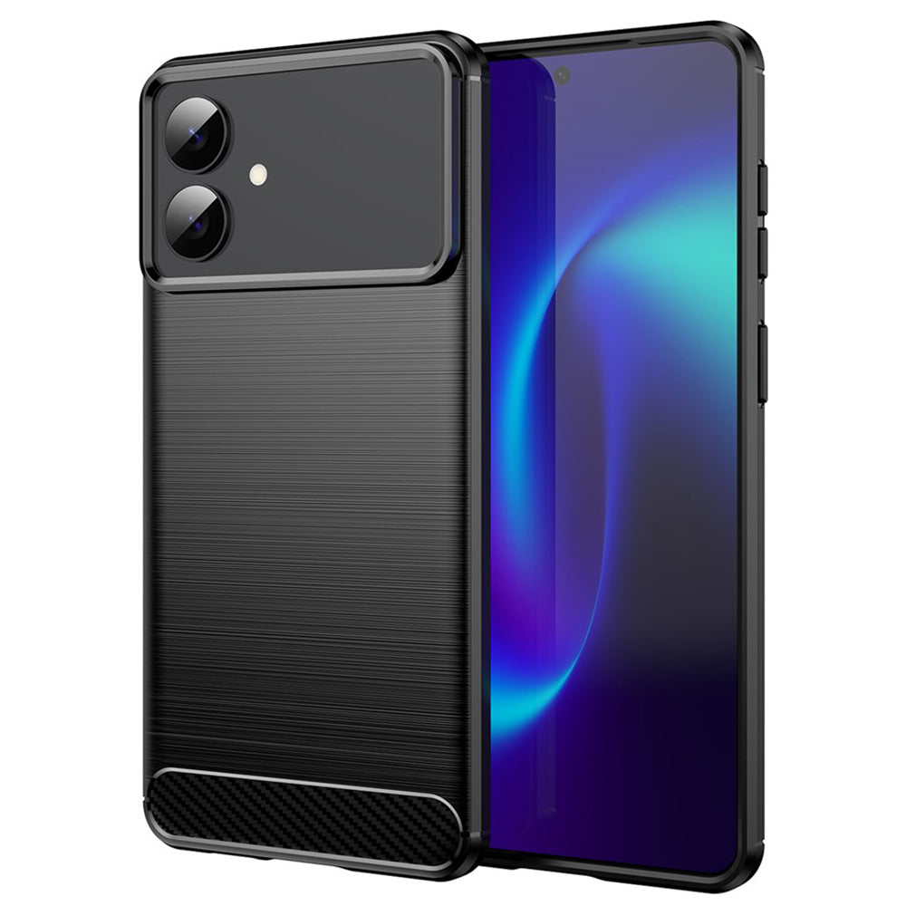 Etui til Samsung Galaxy S26 Edge, Techsuit, Carbon, Sort