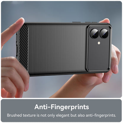 Etui til Samsung Galaxy S26 Edge, Techsuit, Carbon, Sort