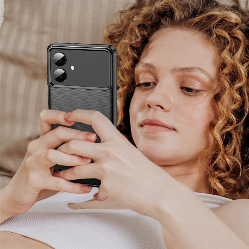 Etui til Samsung Galaxy S26 Edge, Techsuit, Carbon, Sort