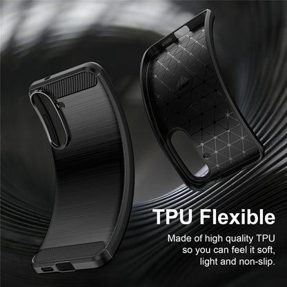 Cover til Samsung Galaxy S26 FE / S25 FE, Techsuit, Carbon, Blå