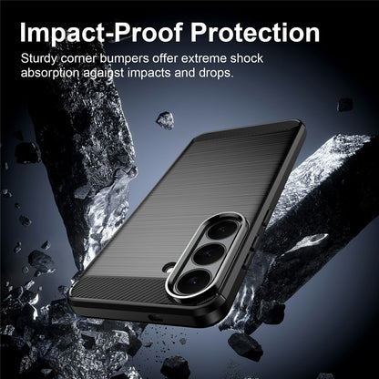Cover til Samsung Galaxy S26 FE / S25 FE, Techsuit, Carbon, Blå