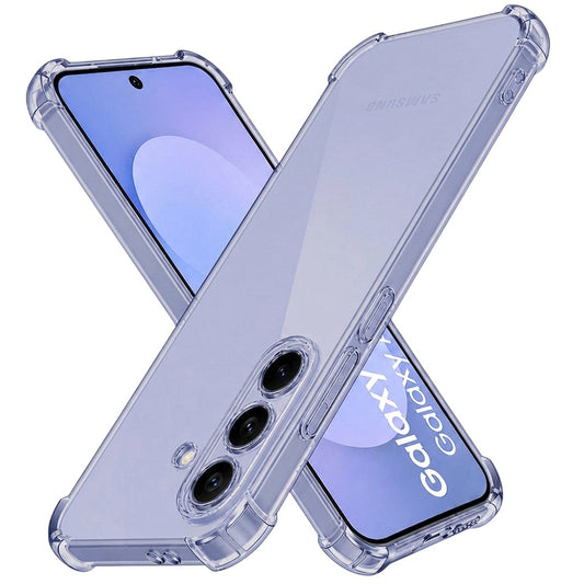 Cover til Samsung Galaxy S26 FE S741 / S25 FE, Techsuit, Stødsikker Klar, Røgfarvet
