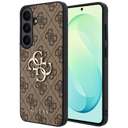 Cover til Samsung Galaxy S26 FE S741, Guess, 4G Metal Logo, Brun