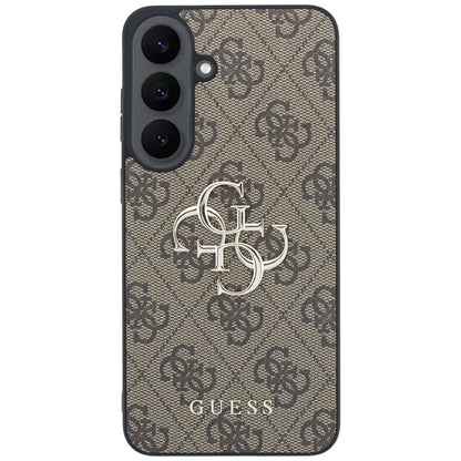 Cover til Samsung Galaxy S26 FE S741, Guess, 4G Metal Logo, Brun