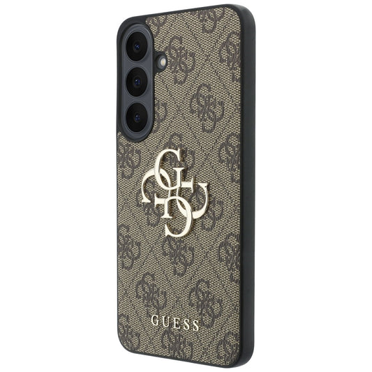 Cover til Samsung Galaxy S26 FE S741, Guess, 4G Metal Logo, Brun