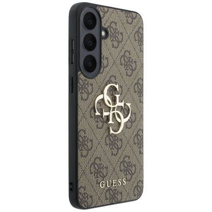 Cover til Samsung Galaxy S26 FE S741, Guess, 4G Metal Logo, Brun