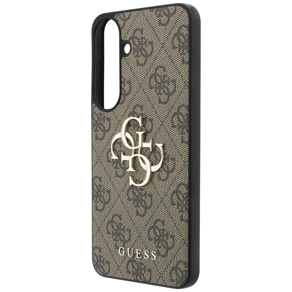 Cover til Samsung Galaxy S26 FE S741, Guess, 4G Metal Logo, Brun