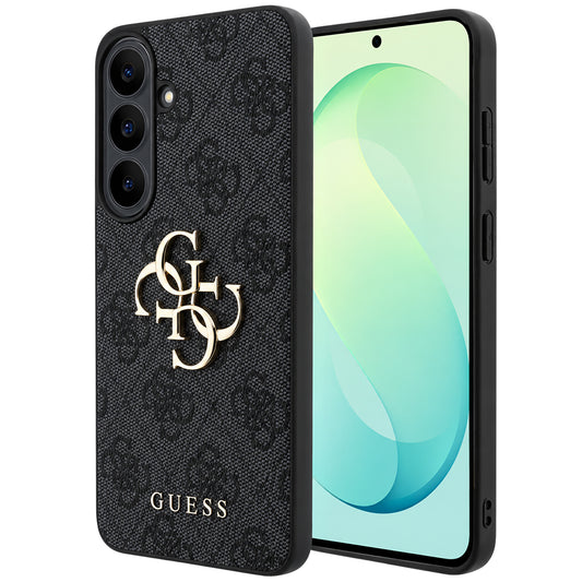 Cover til Samsung Galaxy S26 FE S741, Guess, 4G Metal Logo, Sort