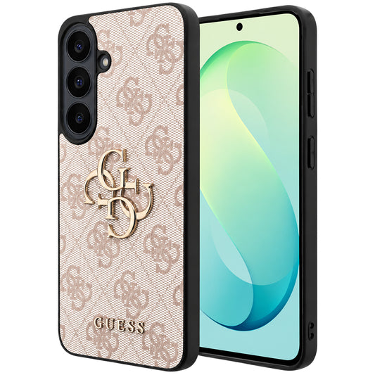 Cover til Samsung Galaxy S26 FE S741, Guess, 4G Metal Logo, Pink