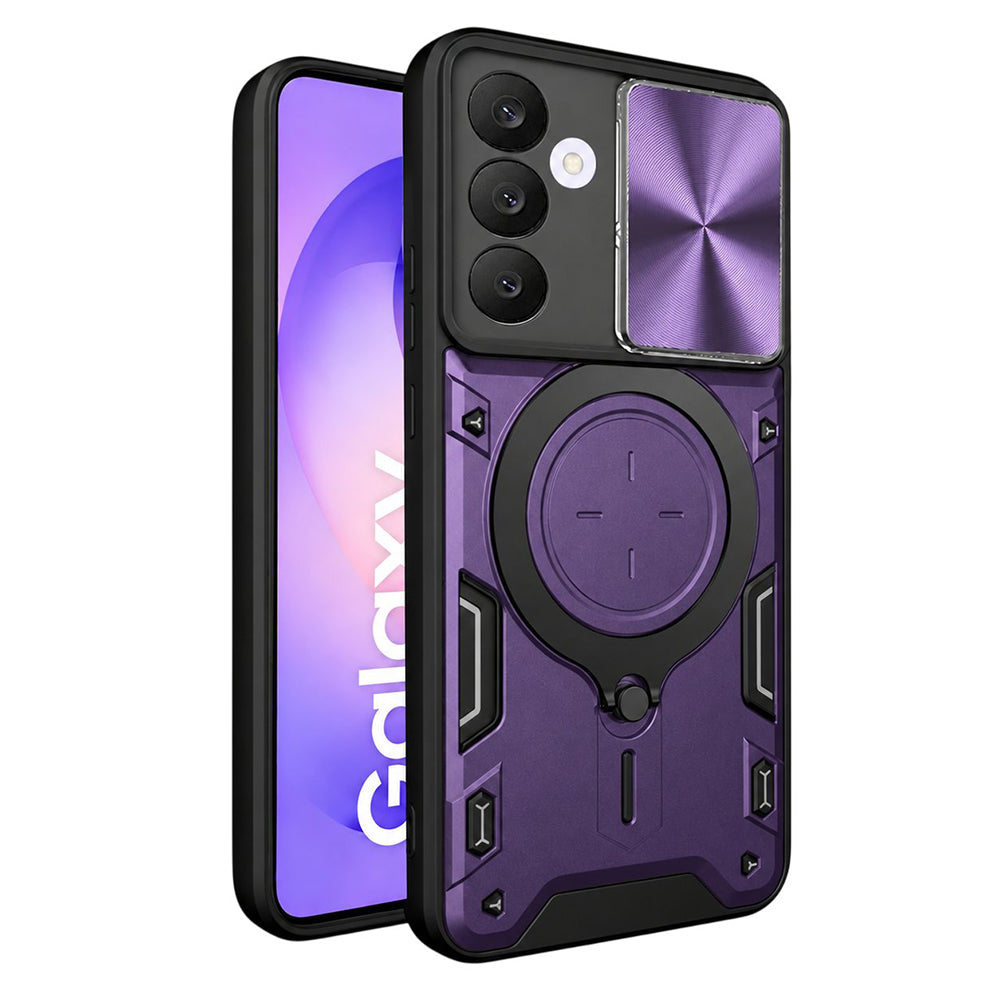 Etui til Samsung Galaxy S26 FE S741 / S25 FE, Techsuit, CamGuard Pro, lilla