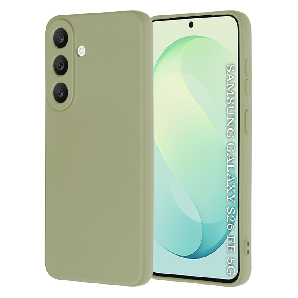 Case for Samsung Galaxy S26 FE S741 / S25 FE, Techsuit, SoftFlex, Matcha