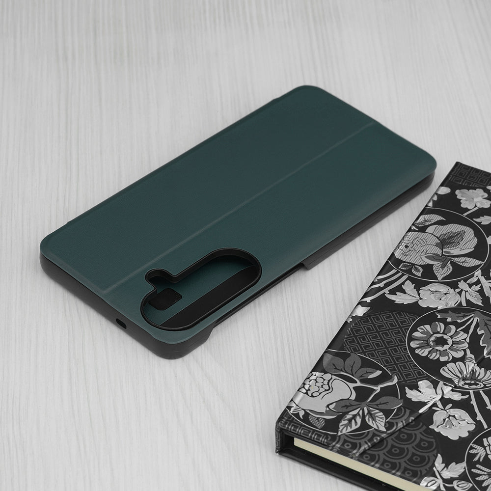 Etui til Samsung Galaxy S26 FE S741, Techsuit, eFold, mørkegrøn
