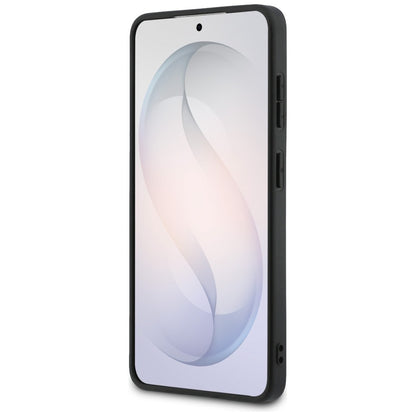 Case for Samsung Galaxy S26 S942, Guess, Fixed Glitter Big 4G Metal Frame, Black