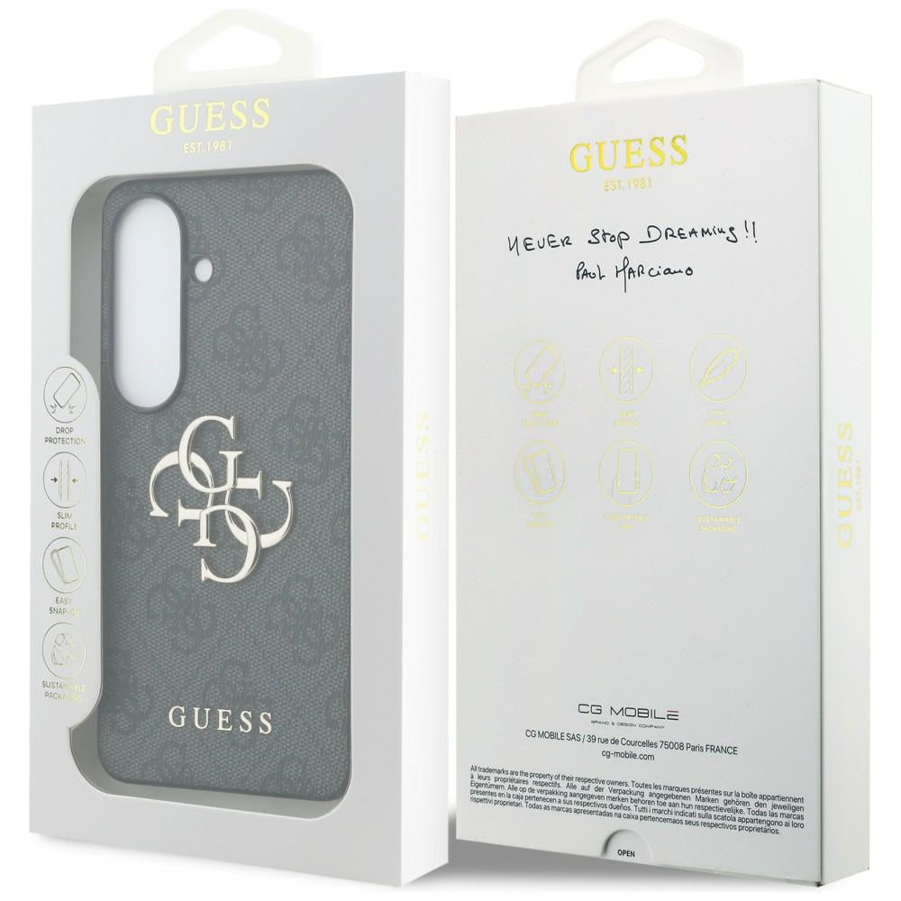 Etui til Samsung Galaxy S26 Plus S947, Guess, 4G Big Logo, Sort