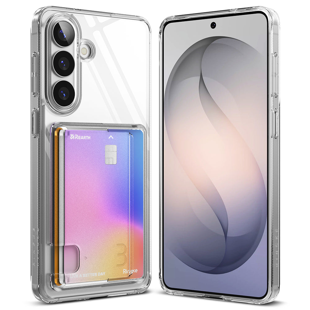 Etui til Samsung Galaxy S26 Plus S947, Ringke, Fusion Card, Gennemsigtig