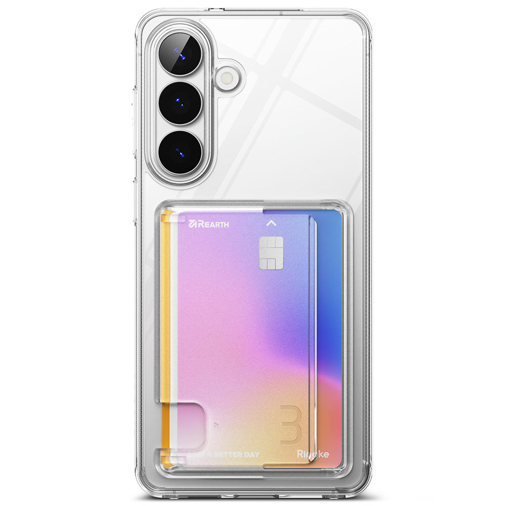 Etui til Samsung Galaxy S26 Plus S947, Ringke, Fusion Card, Gennemsigtig