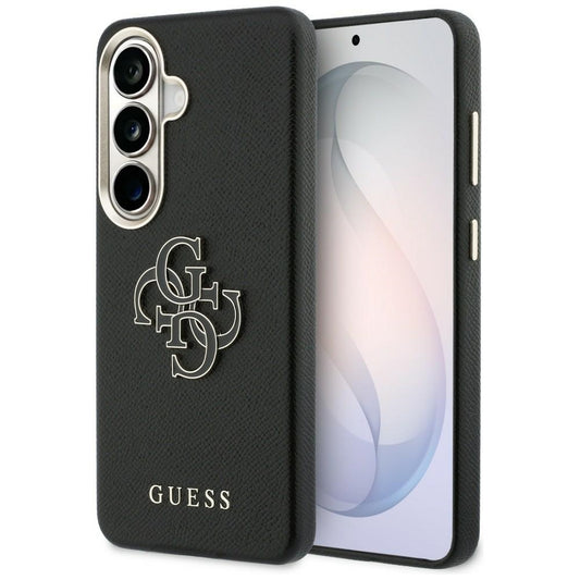 Cover til Samsung Galaxy S26 Plus S947, Guess, 4G Grained Big and Classic Logo, Sort